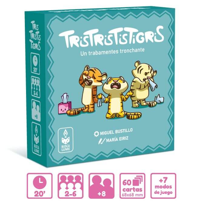 TrisTristisTigris - Juego de mesa - Buscalume - Desde 8 años