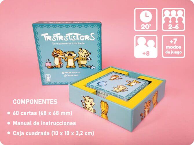 TrisTristisTigris - Juego de mesa - Buscalume - Desde 8 años