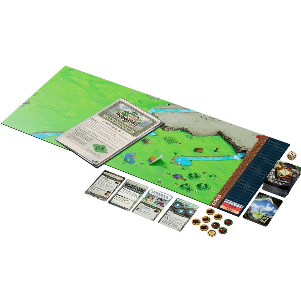 Aventuras en Villa Pegatina - Juego de mesa - Asmodee - 1-6 jugadores - 8+ años - 30-45 min