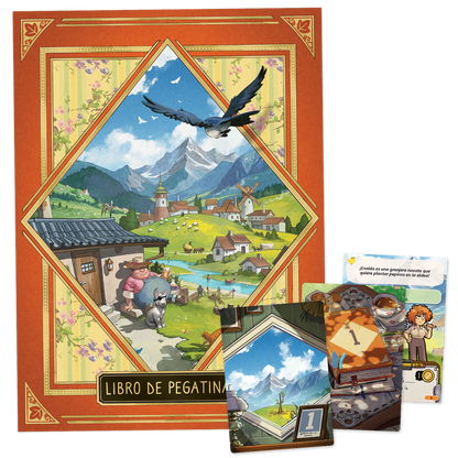 Aventuras en Villa Pegatina - Juego de mesa - Asmodee - 1-6 jugadores - 8+ años - 30-45 min