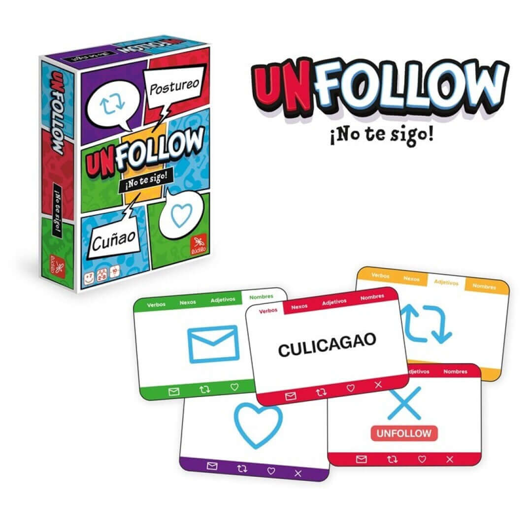 Unfollow - Juego de mesa - Ludilo - 7+ años