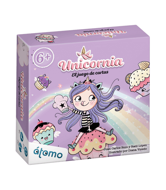 Unicornia Juego de Cartas - Atomo - Desde 6 años