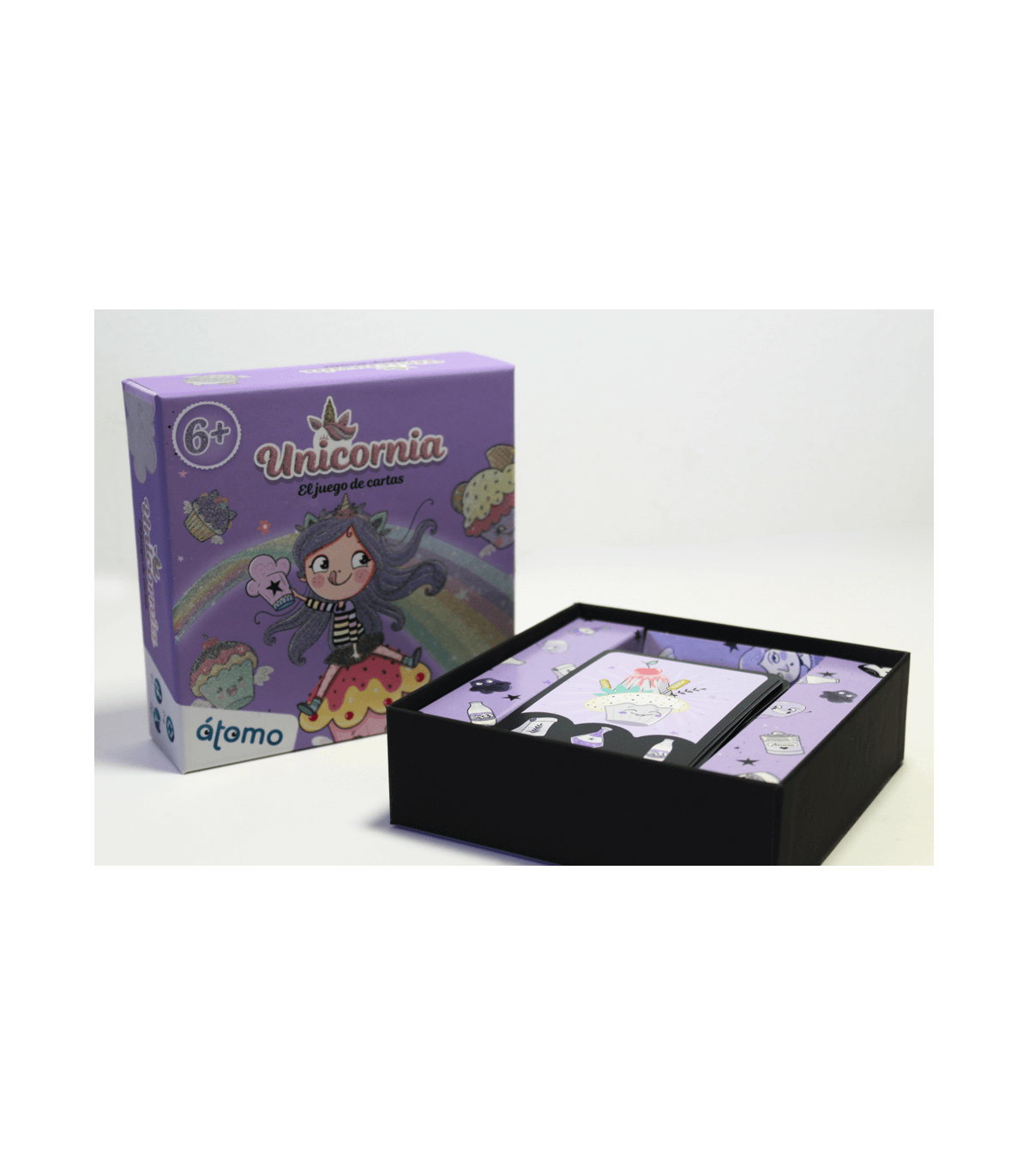 Unicornia Juego de Cartas - Atomo - Desde 6 años Board Games