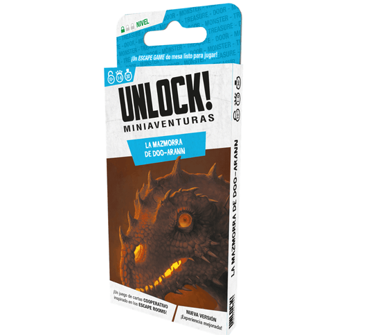 Unlock! Miniaventuras La Mazmorra de DooArann   - Juego de mesa - Asmodee - Desde 6 años