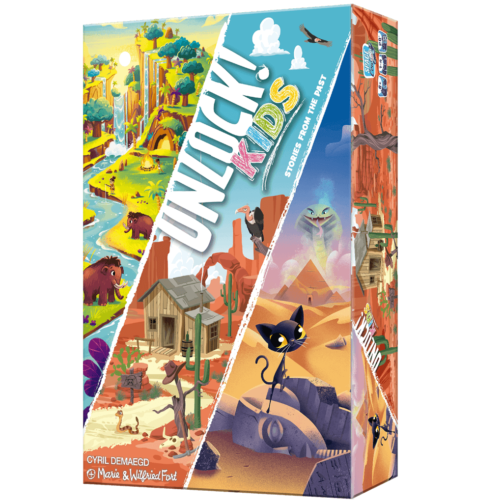 Unlock Kids Stories from the past - Juego de mesa - Asmodee - Desde 6 años Board Games
