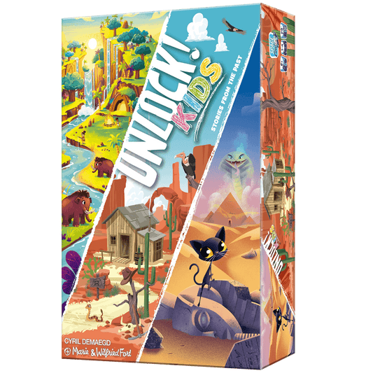 Unlock Kids Stories from the past - Juego de mesa - Asmodee - Desde 6 años Board Games