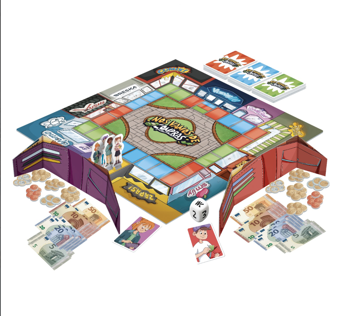 Nos vamos de compras - Juego de mesa - Atomo - 2-4 jugadores - 7+ años - 20 min