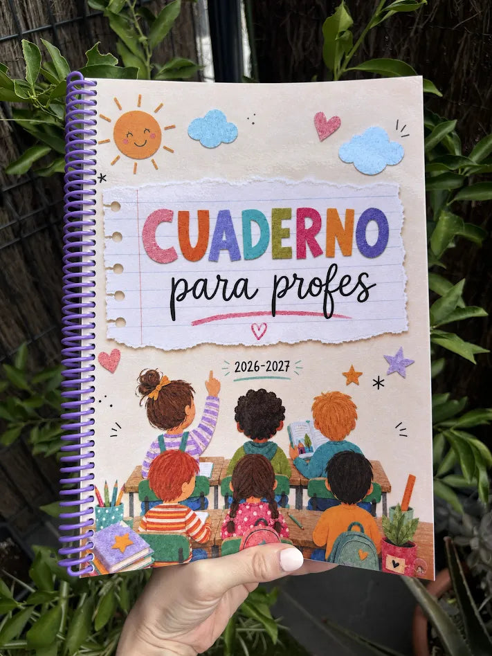 ✨CUADERNO PARA PROFES 2026-2027✨ FORMATO: DIGITAL + LISTA PARA IMPRIMIR  |  Ladycraft