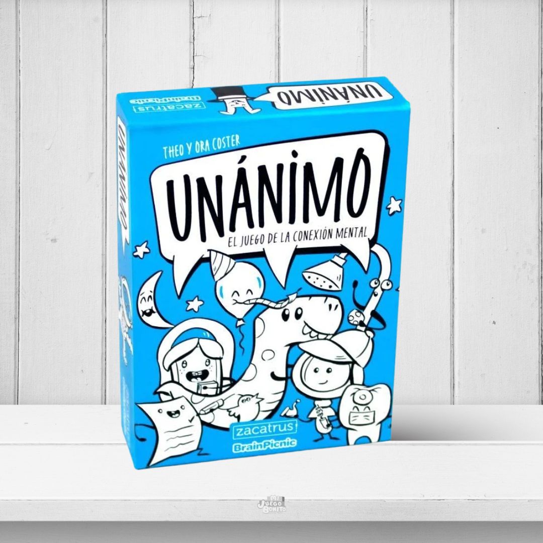 Unánimo – Juego de palabras, conexión y risas en grupo (8+ años · 3-8 jugadores) · Brain Picnic