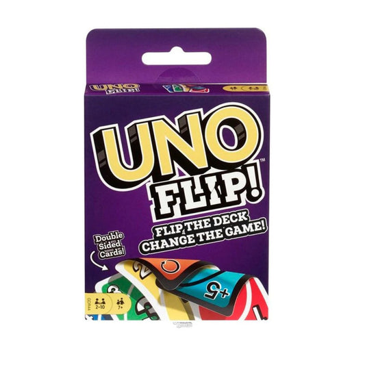 UNO Flip! - Juego de cartas - Mattel - 2-10 jugadores - 7+ años - 15-30 min