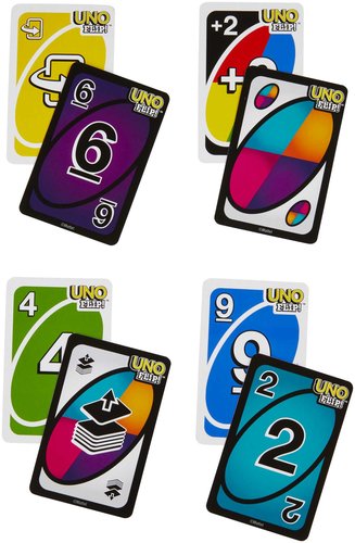 UNO Flip! - Juego de cartas - Mattel - 2-10 jugadores - 7+ años - 15-30 min