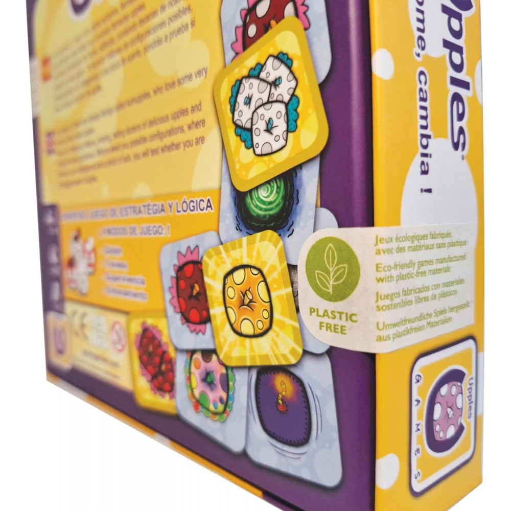 Upples - Juego de mesa - Tranjis - 1-4 jugadores - 8+ años - 20 min