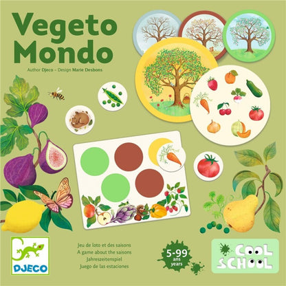 Cool School Vegeto Mondo - Juego de mesa - Djeco - Desde 5 años Board Games