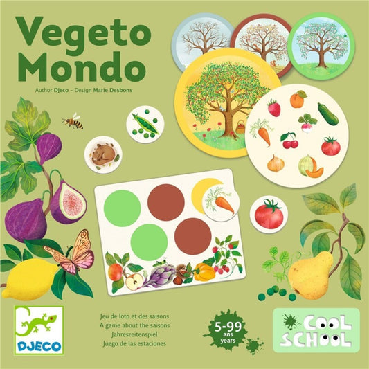 Cool School Vegeto Mondo - Juego de mesa - Djeco - Desde 5 años Board Games