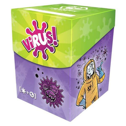 Virus Deck Box - Caja almacenaje + 120 Fundas - Tranjis - No incluye juegos