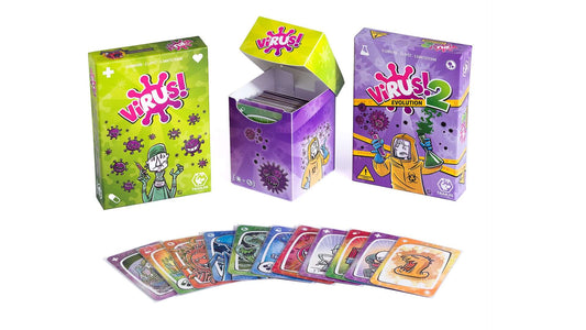 Virus Deck Box - Caja almacenaje + 120 Fundas - Tranjis - No incluye juegos