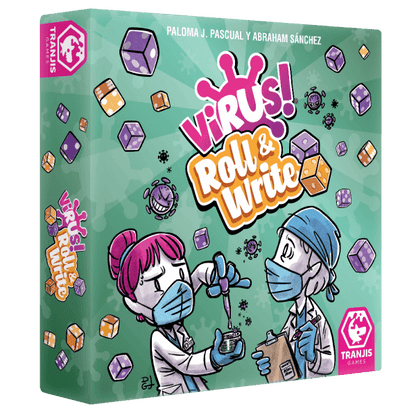 Virus! Roll & Write - Juego de mesa - Tranjis - Desde 8 años
