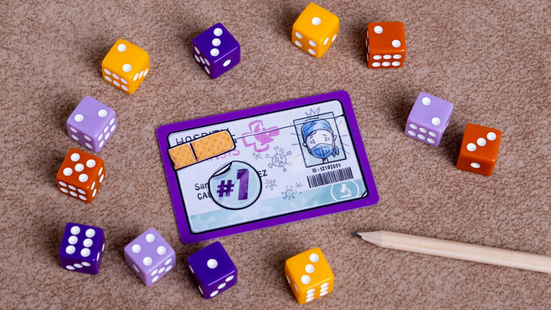 Virus! Roll & Write - Juego de mesa - Tranjis - Desde 8 años
