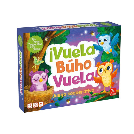 ¡ Vuela buho vuela ! - Juego de mesa - Ludilo - 2-4 jugadores - 4+ años - 15 min