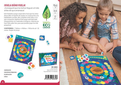 ¡ Vuela buho vuela ! - Juego de mesa - Ludilo - 2-4 jugadores - 4+ años - 15 min