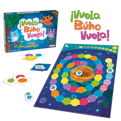 ¡ Vuela buho vuela ! - Juego de mesa - Ludilo - 2-4 jugadores - 4+ años - 15 min