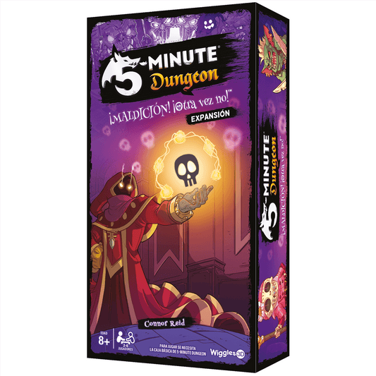 5 Minute Dungeon: ¡Maldición! ¡Otra vez no! Expansion - Juego de mesa - Asmodee - Desde 9 o más años Board Games
