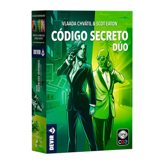 Código Secreto Duo - Juego de mesa - Devir - 2+ jugadores - 11+ años - 15 min