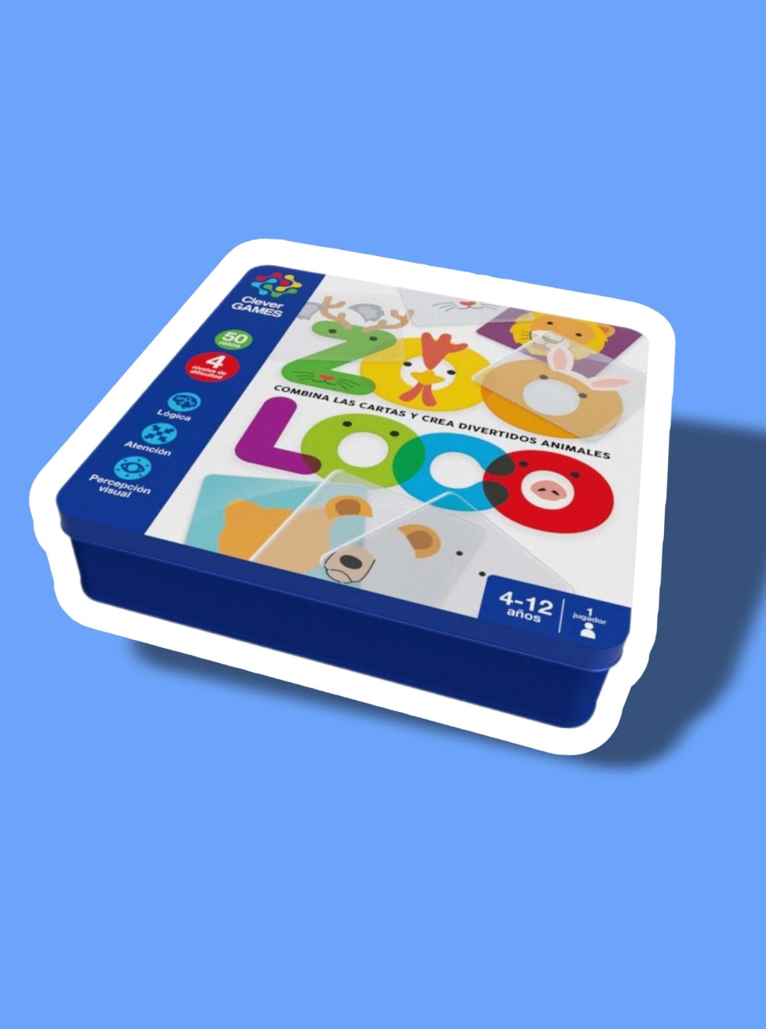 Zooloco - Juego de mesa - Clever Games - Desde 4 años