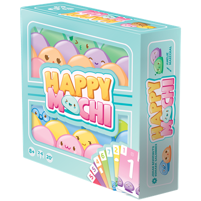 Happy Mochi - Juego de cartas donde no puedes ordenar tu mano - Asmodee - Desde 8 años