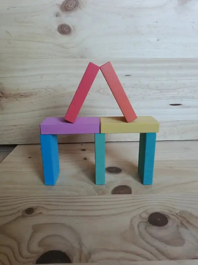 12 tablitas pequeñas multicolor - Ocamora - Mi Juego Bonito