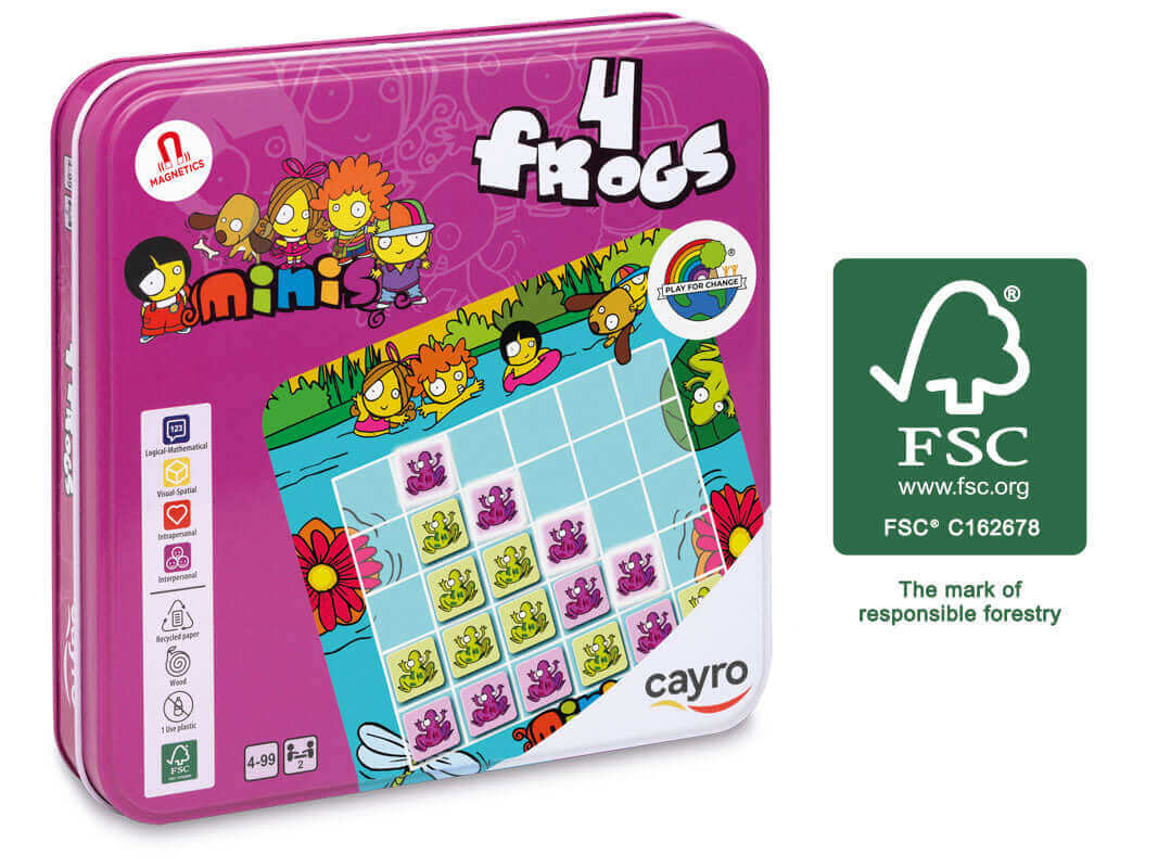 4 Frogs - Juego de mesa - Cayro - Desde 4 años