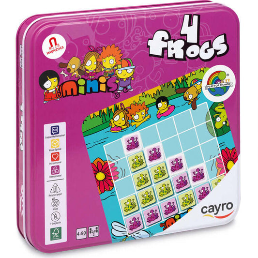 4 Frogs - Juego de mesa - Cayro - Desde 4 años Board Games