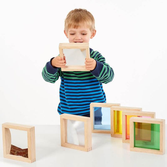 7 Bloques sensoriales cuadrados - Tickit - Mi Juego Bonito
