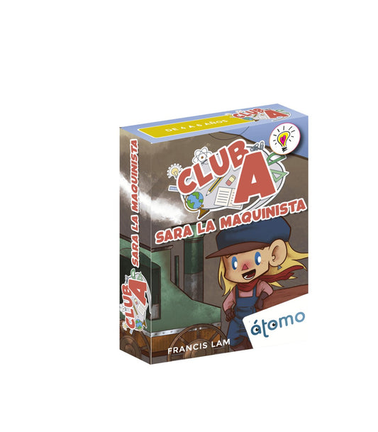 CLUB A Sara la maquinista - Juego de mesa - Atomo - Desde 4 años Board Games