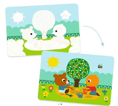 Dibujos magicos para colorear En el parque desde 18 mesess Arts & Crafts