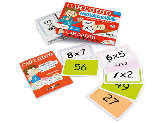Cartatoto Multiplicaciones - Juego de mesa desde los 6 años