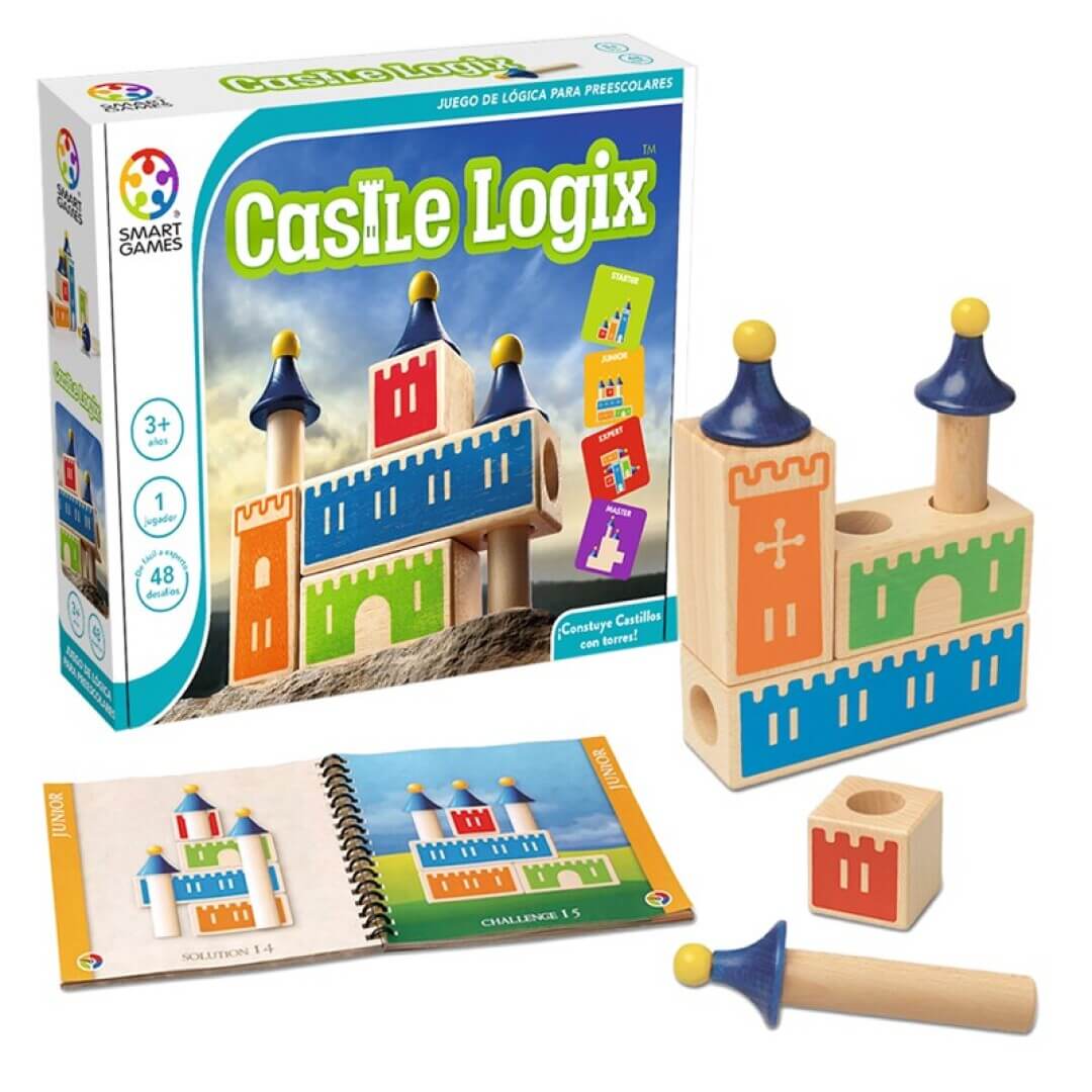Castle Logix - Juego de mesa - SMART GAMES - Desde 3 años Board Games