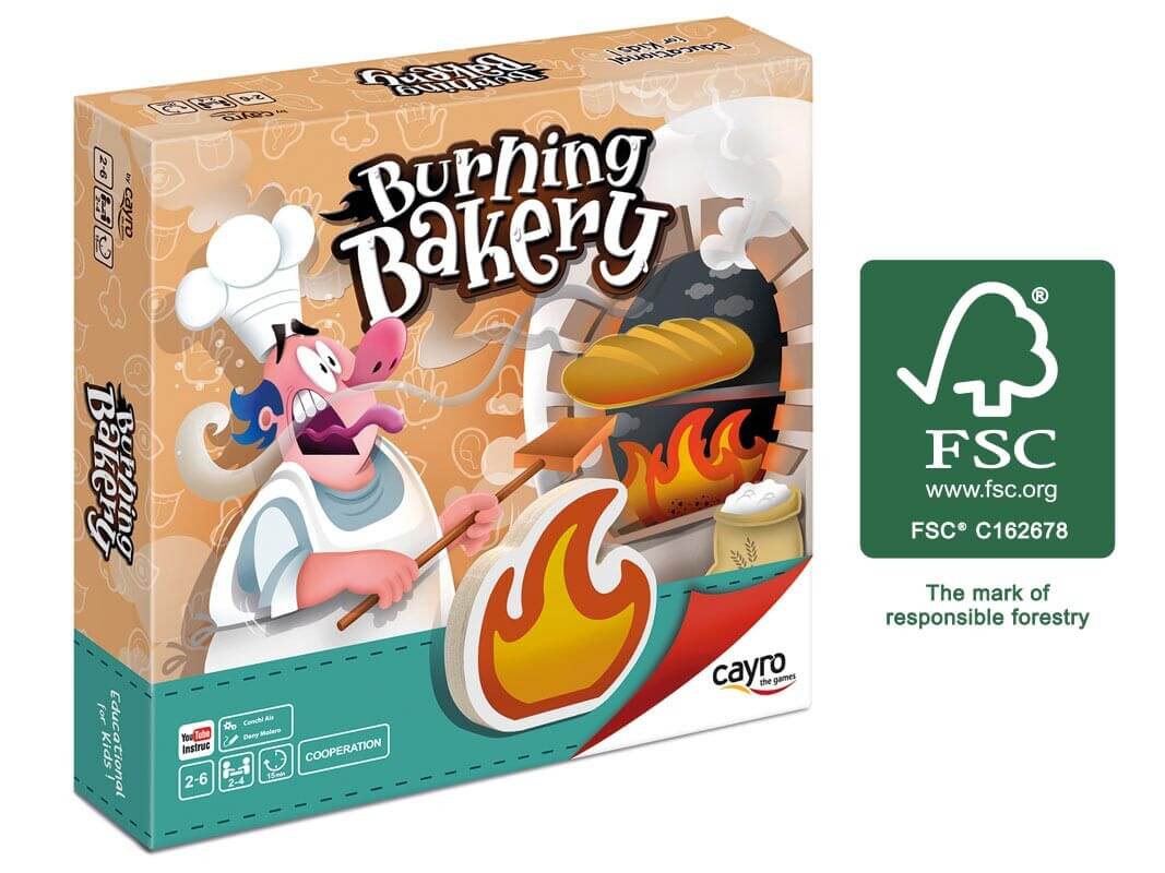 Burning Bakery - Juego de mesa desde los 2 años Board Games