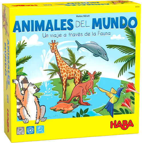 Animales del Mundo - Juego de mesa desde los 6 años