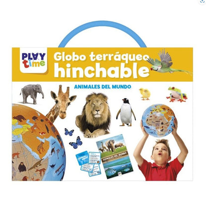 Kit Globo Terráqueo Hinchable El mundo de los animales Educational Toys