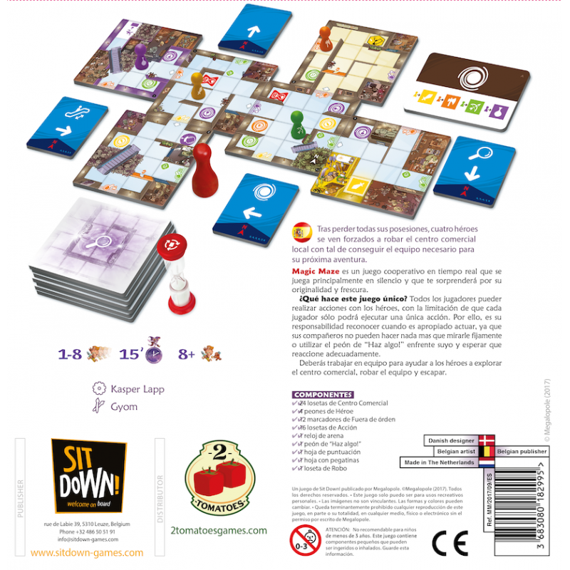 Magic Maze un juego de mesa desde los 8 años Board Games