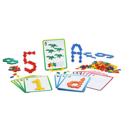 ABC y 1, 2 y 3 Learn to Build Juego de construcción desde los 5 años Building Toys