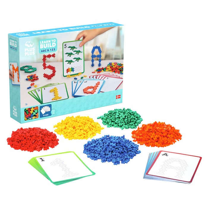 ABC y 1, 2 y 3 Learn to Build - Juego de construcción desde los 5 años - Mi Juego Bonito