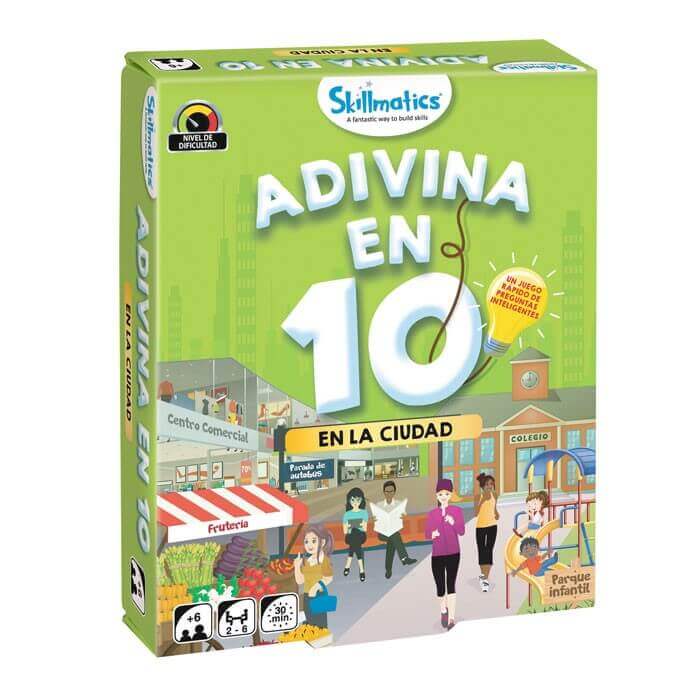 Adivina en 10 La Ciudad     - Juego de mesa - Ludilo - Desde 6 años