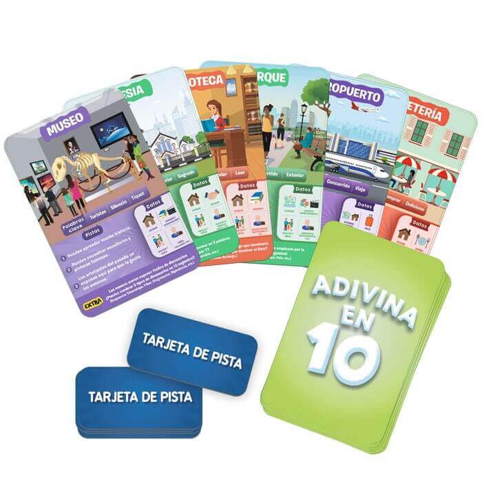 Adivina en 10 La Ciudad     - Juego de mesa - Ludilo - Desde 6 años