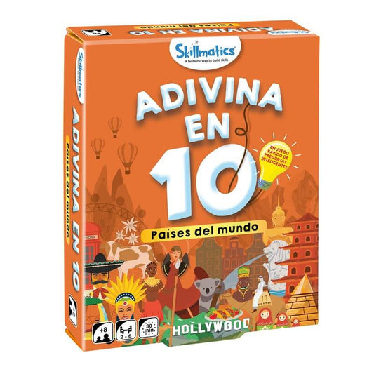 Adivina en 10 Países del mundo - Juego de mesa - Ludilo - Desde 6 años Board Games