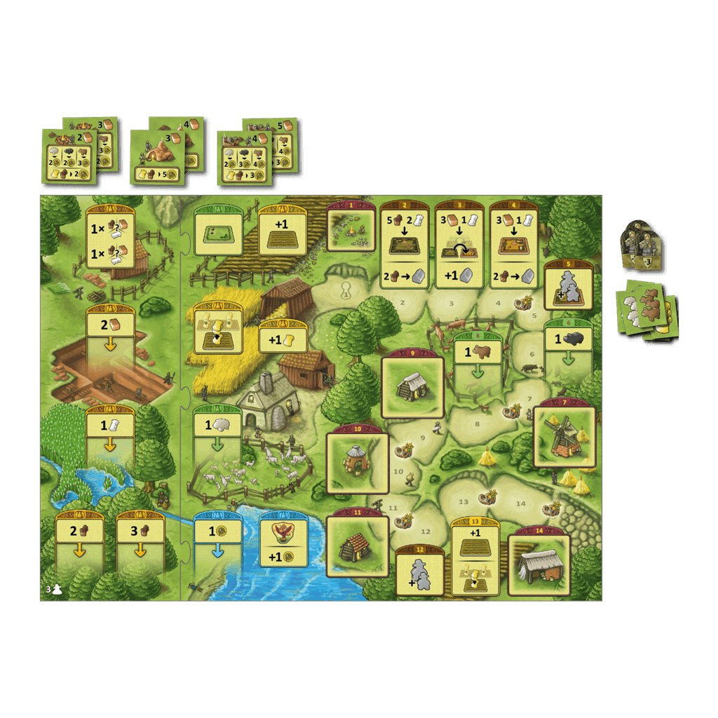 Agrícola Edición Familiar - Juego de mesa - Asmodee - Desde 8 años Board Games