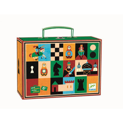 Ajedrez y Damas - Juego de mesa - Djeco - Desde 6 años