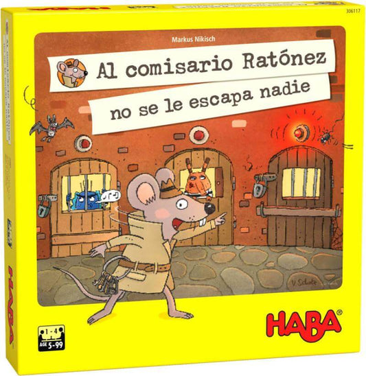 ¡Al comisario Ratónez no se le escapa nadie! Juego de mesa desde los 5 años