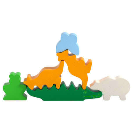 Animal sobre animal Mini Juego de lata - Juego de mesa - Haba - Desde 5 años Board Games